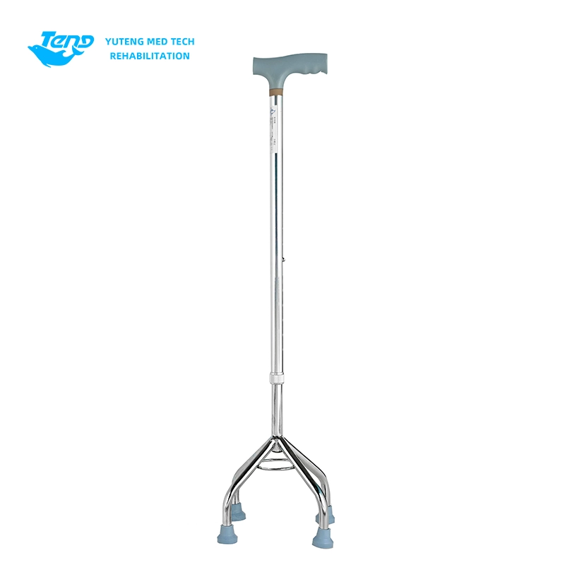 Alüminium ərintisi dörd ayaqlı crutch